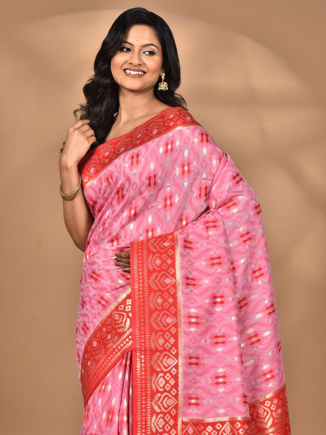 Morchari Women Desgin Kashmiri Pure Linen Saree