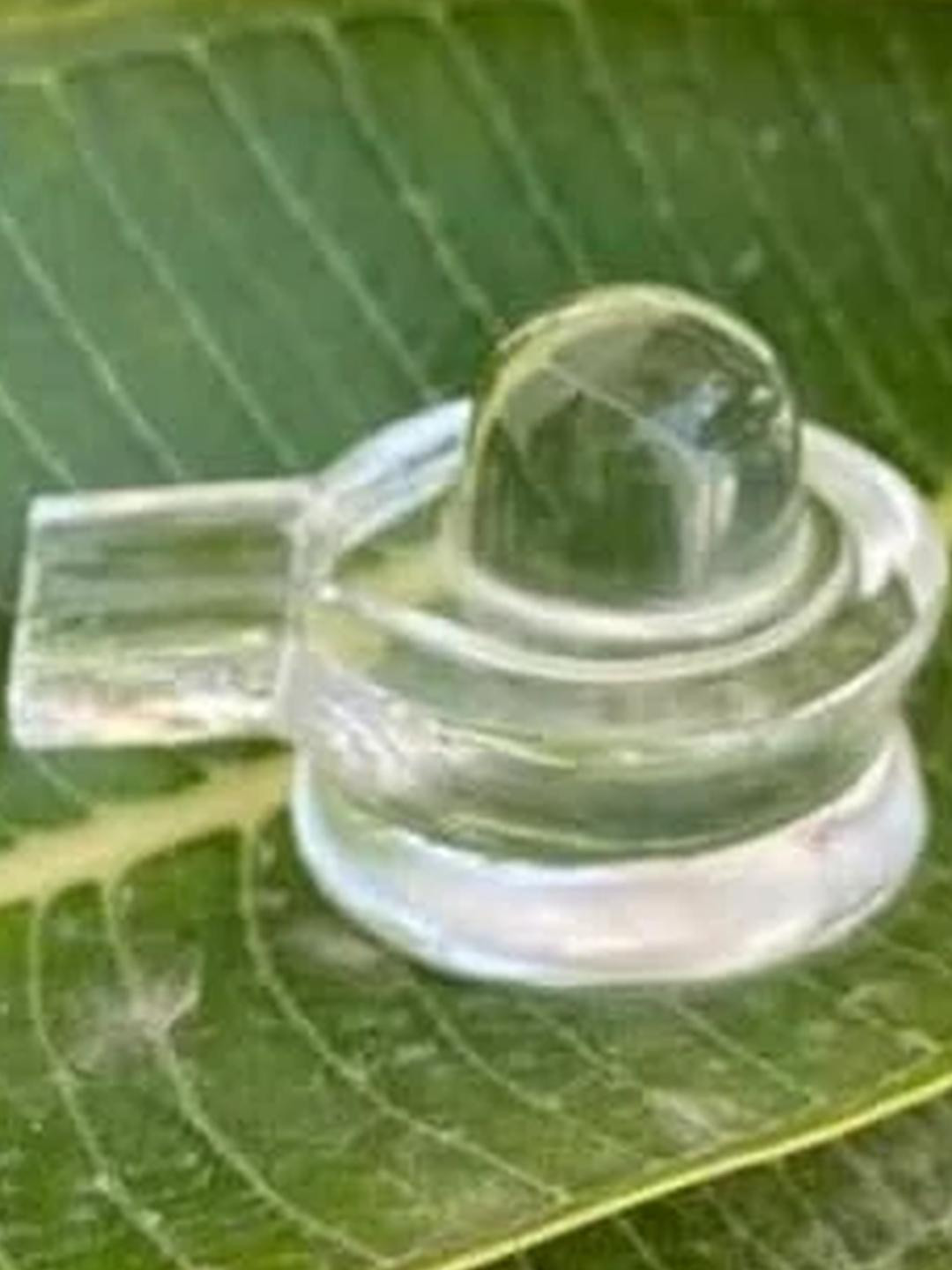 ASTRO-D A+ Natural Quartz Crystal Shivling Lord Shiva Shiv Lingam 10-20 Grams