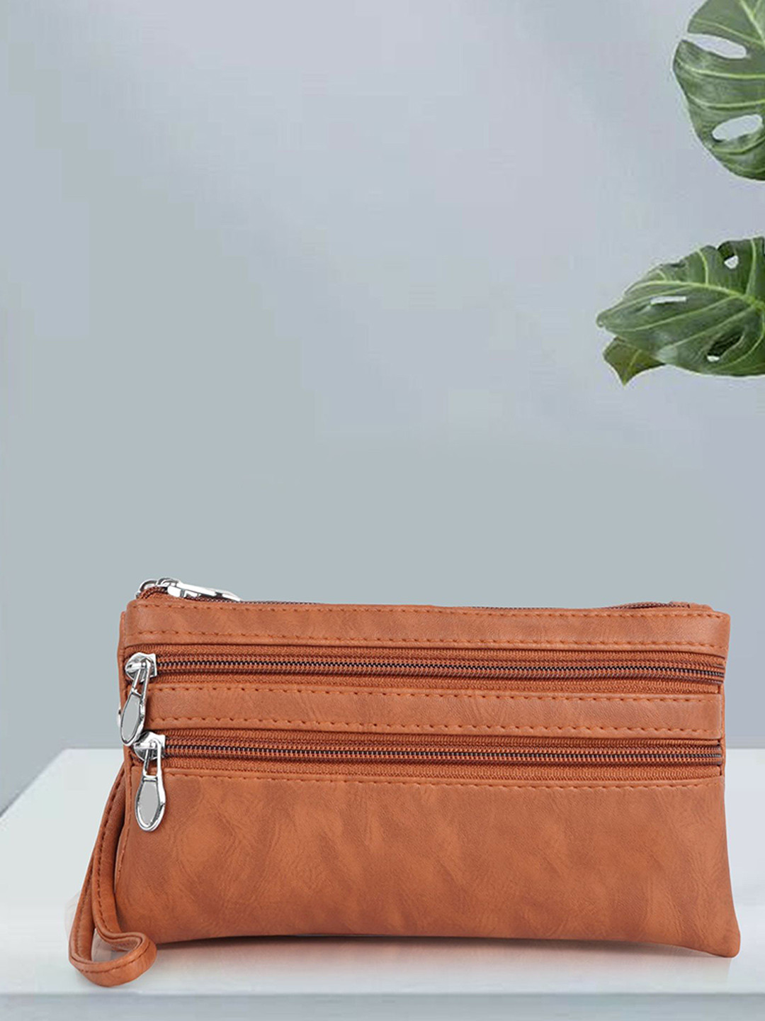 NORVE Women Two Way Zipper Zip Around Wallet