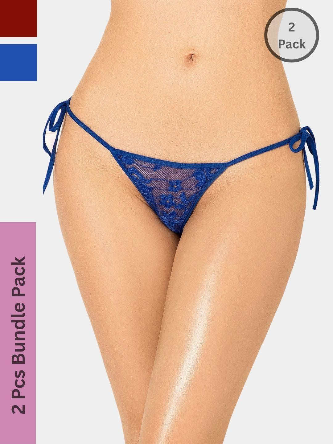 ZERJAMA Women Maroon Briefs