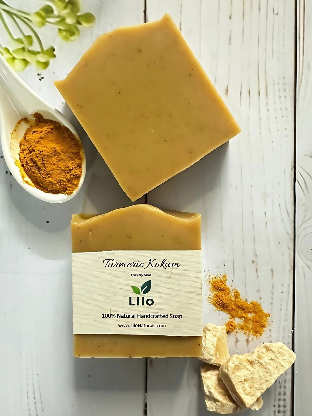Lilo Naturals Turmeric Kokum Soap Bar- 115 g