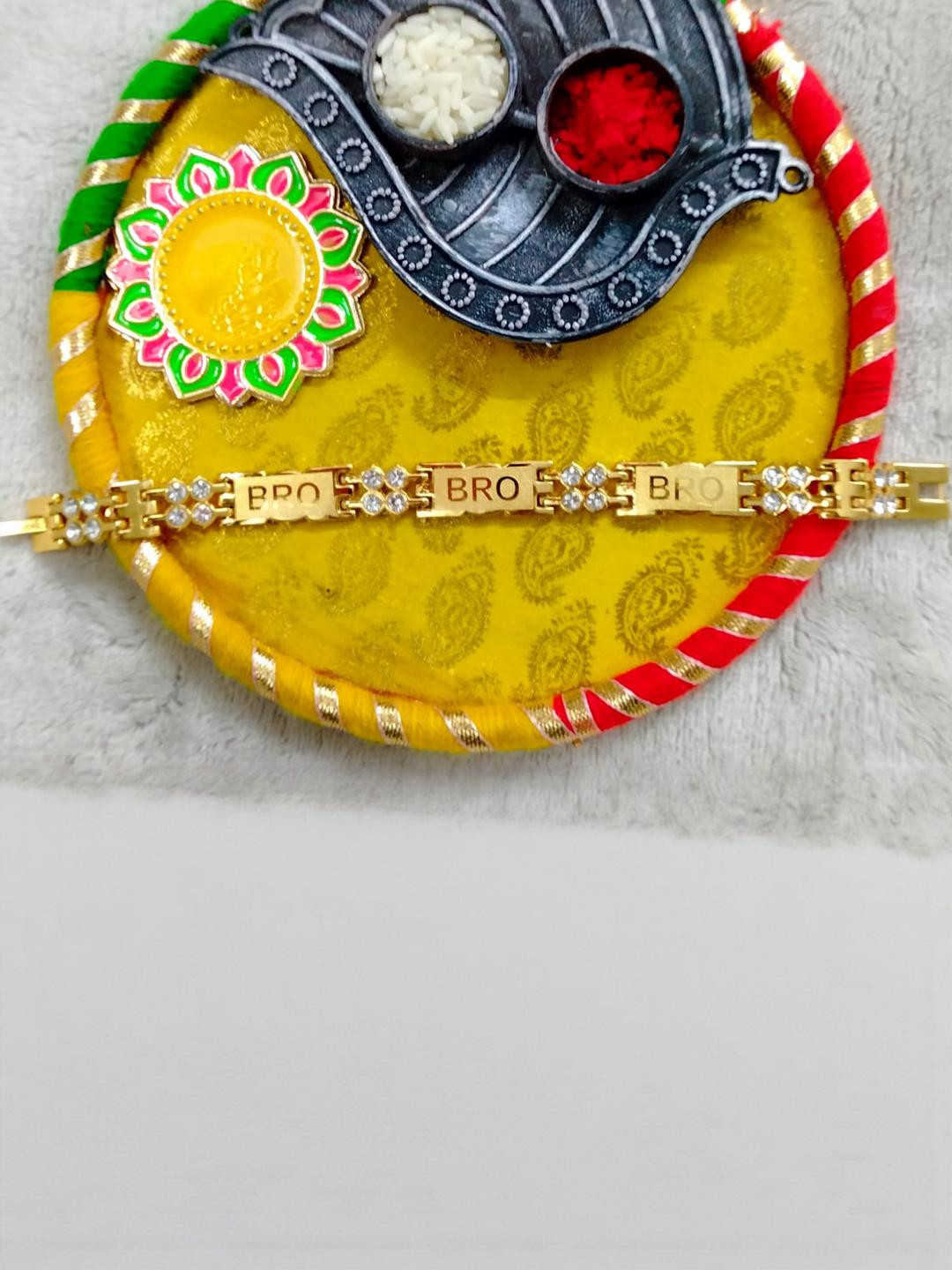 Shree enterprise BRO Letter Rakhi Bracelet