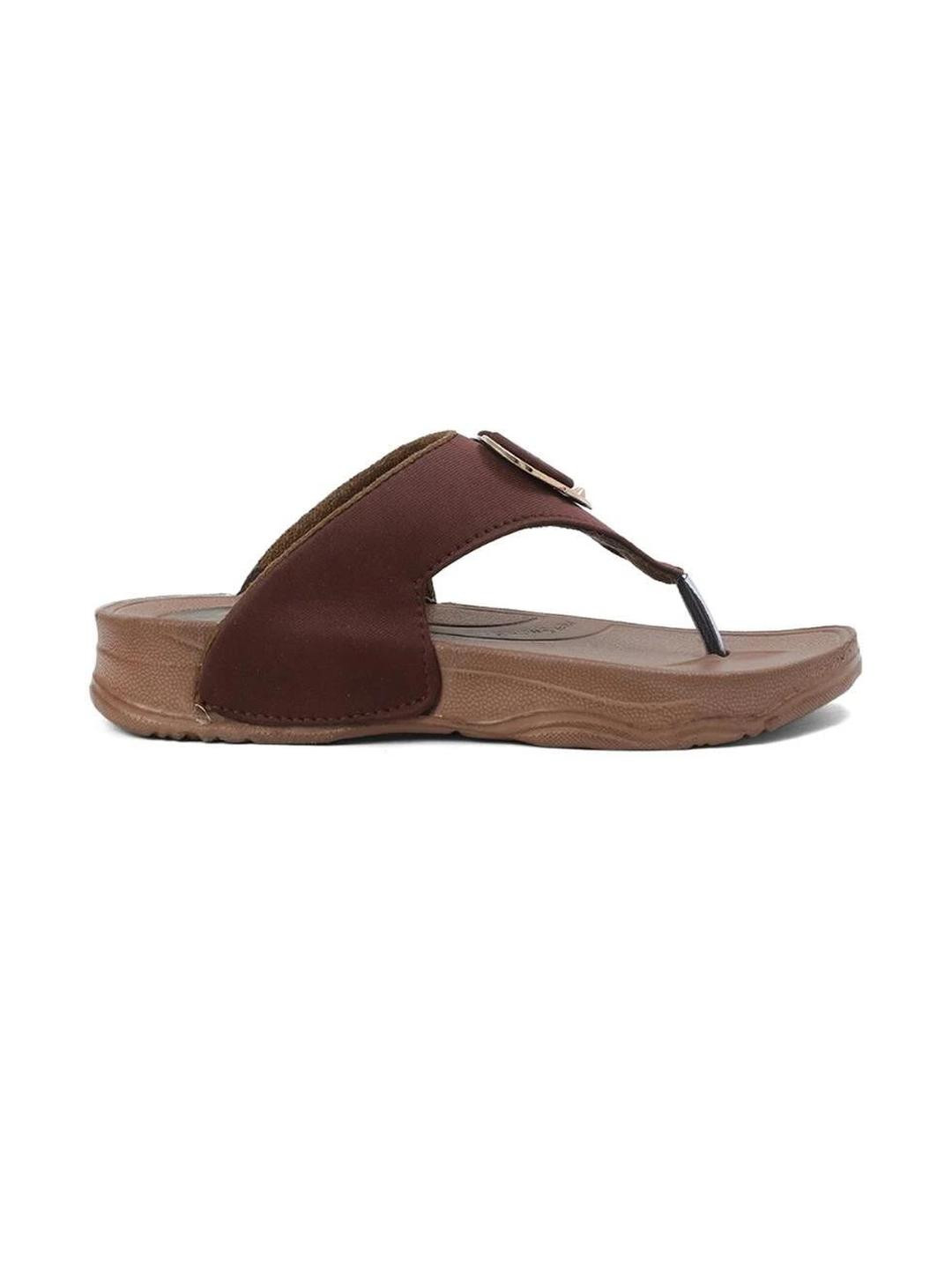 Cozy Wear Women Sandals (Brown , 5)