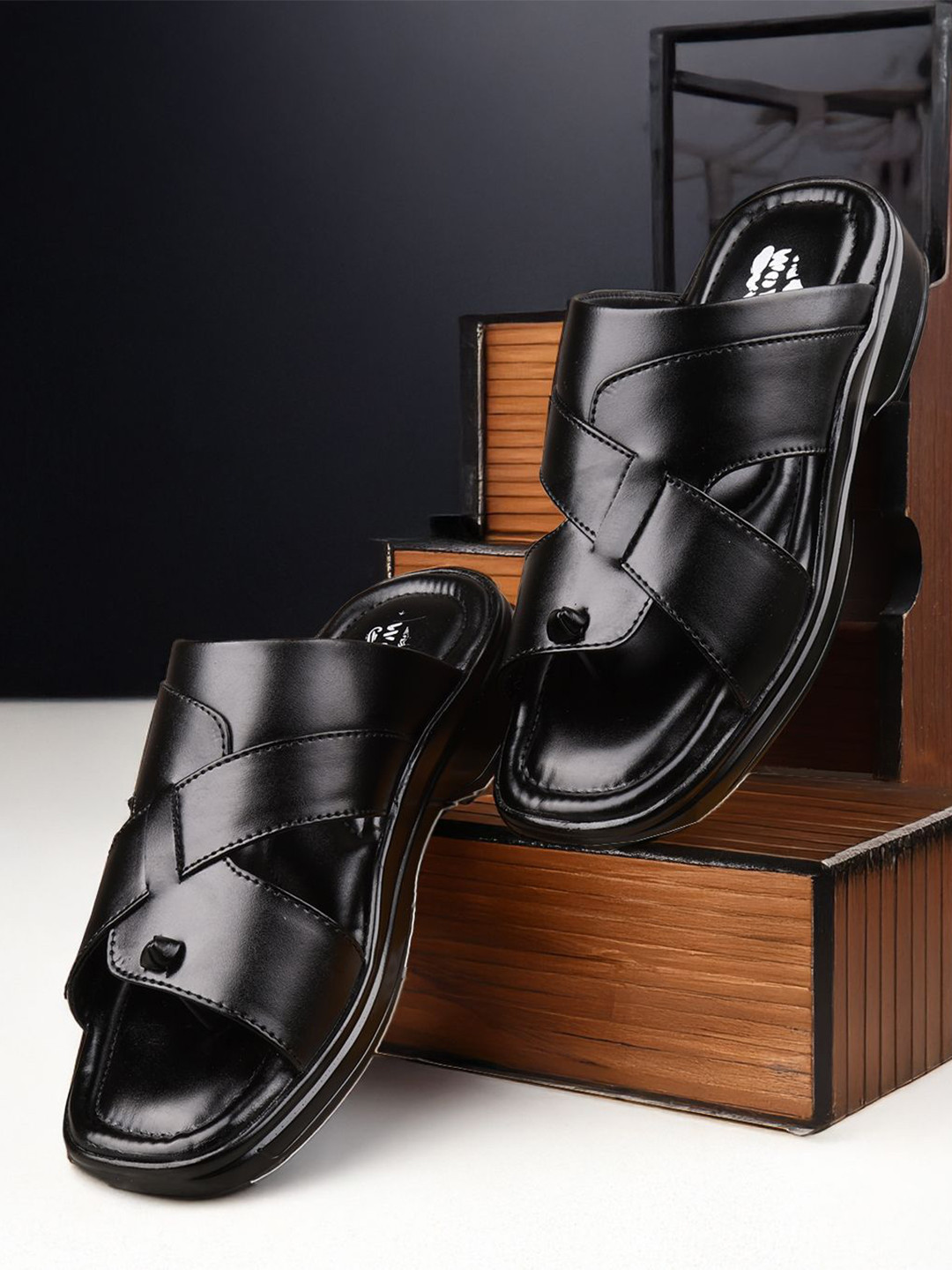 Woyak Slip-On Cushioned Footbed Comfort Sandals