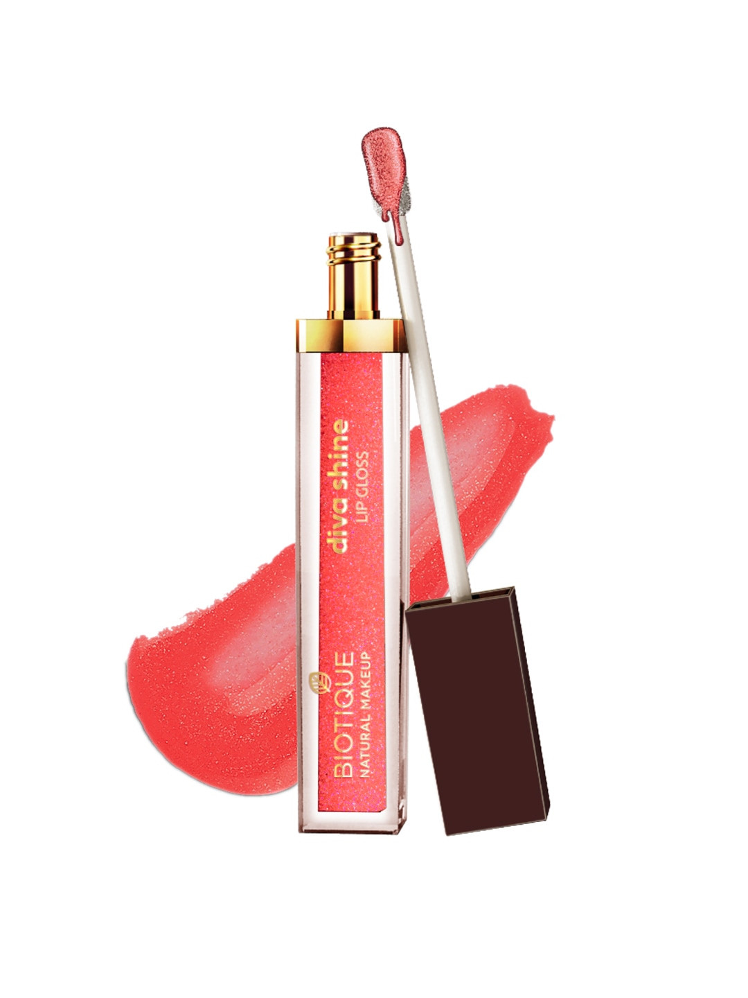 BIOTIQUE NATURAL MAKEUP Diva Shine Peach On The Beach Lip Gloss N101