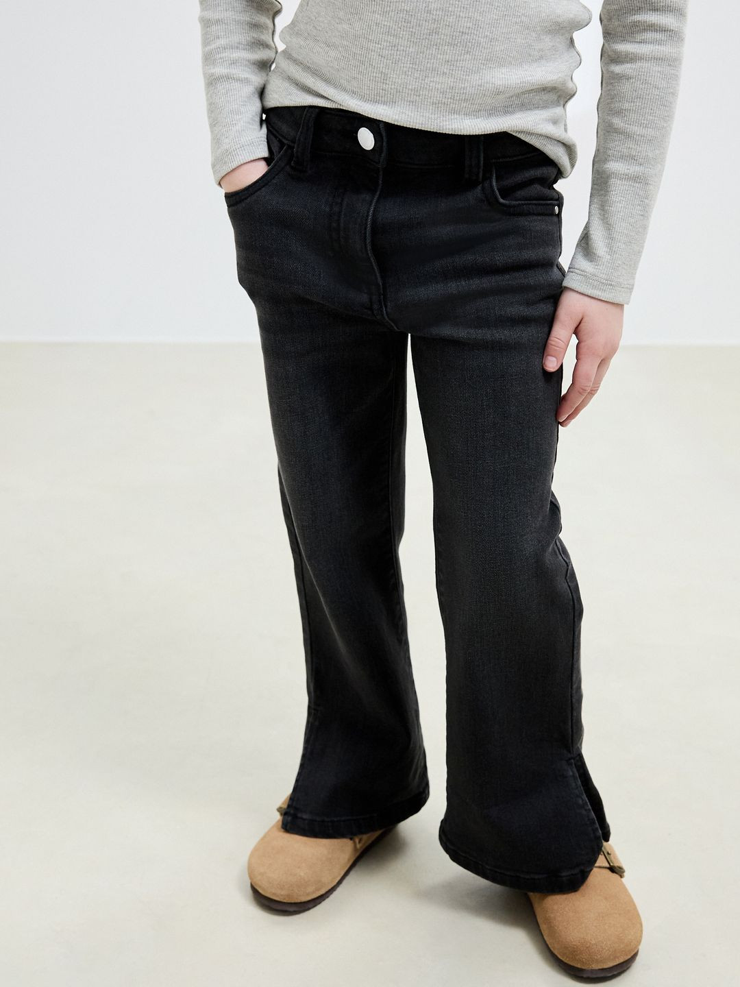 NEXT Girls Flared Mid-Rise Stretchable Jeans