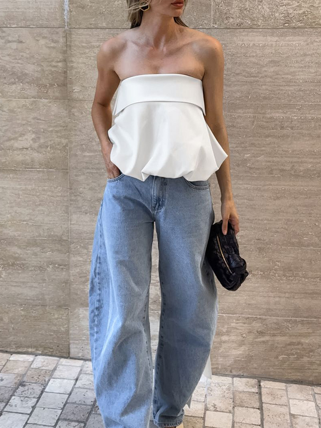 all about you Women Solid Tube Top