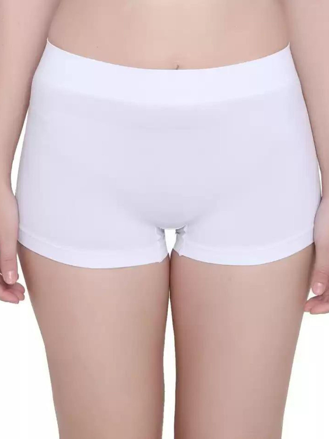 DHANDAI FASHION Mid-Rise Boys Shorts Briefs Boy Short Full P(Mo-2+Sng-1)Wht