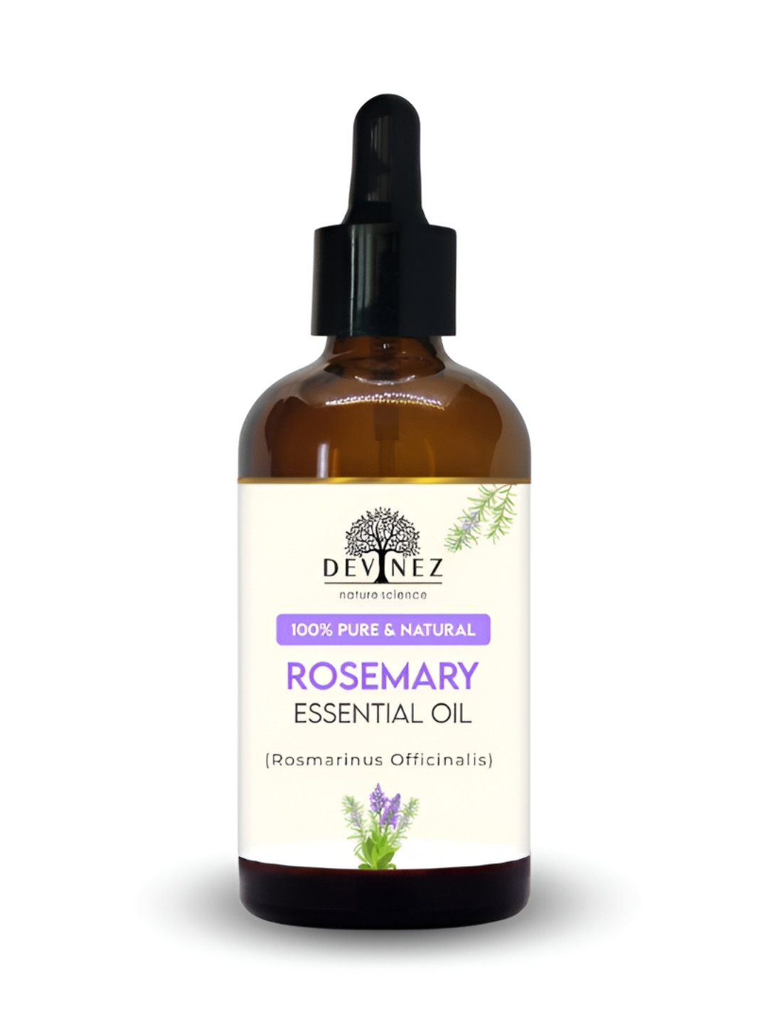 DEVINEZ Pure Rosemary Essential Oil for Hair Conditioner Skin & Aromatherapy - 30 ml
