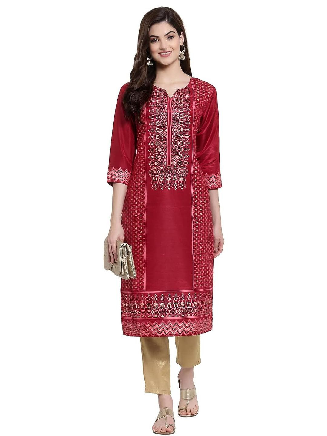 Rangavali Women Red Kurtas