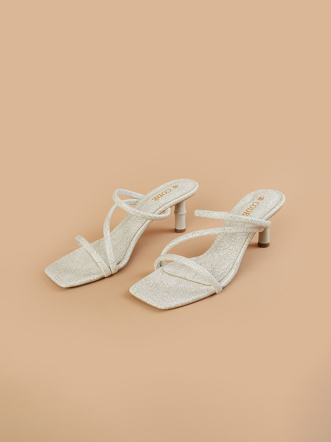 CODE by Lifestyle Women Printed Stiletto Heel Sandals