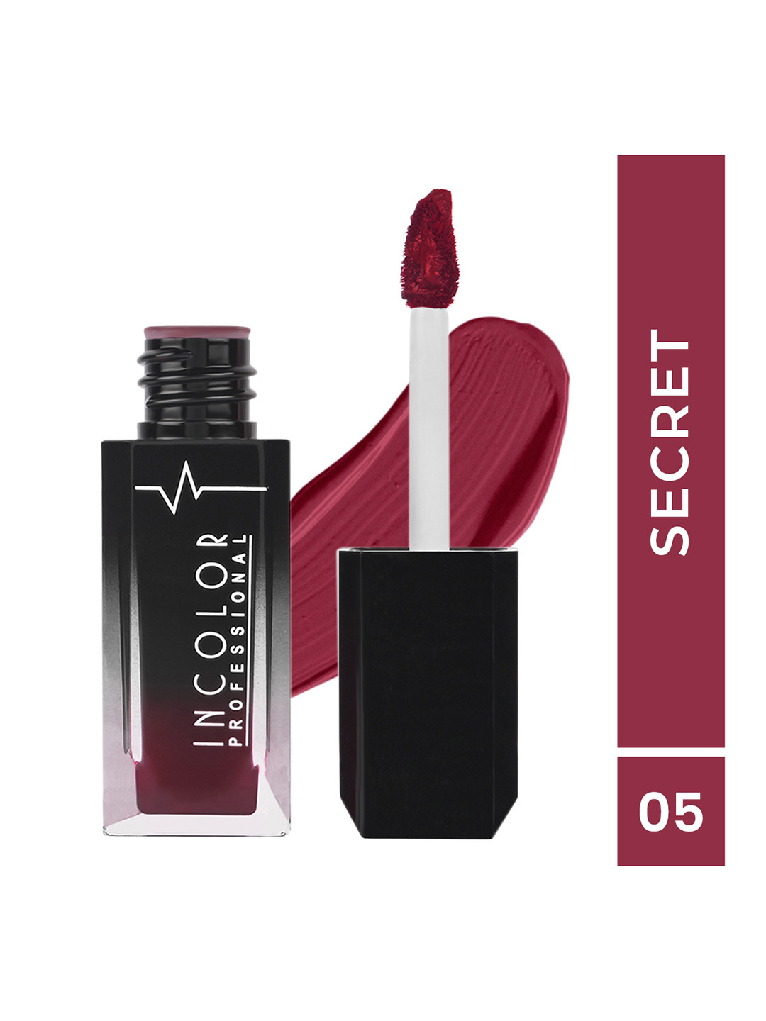 INCOLOR Professional Matte Mini Lip Gloss - Secret 05, 8 ml