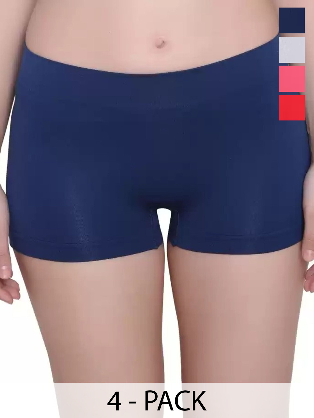 DHANDAI FASHION Pack of 4 Boys Shorts Briefs Boy Short Full P(Mo-2+CB-4)BluGjrGreRed