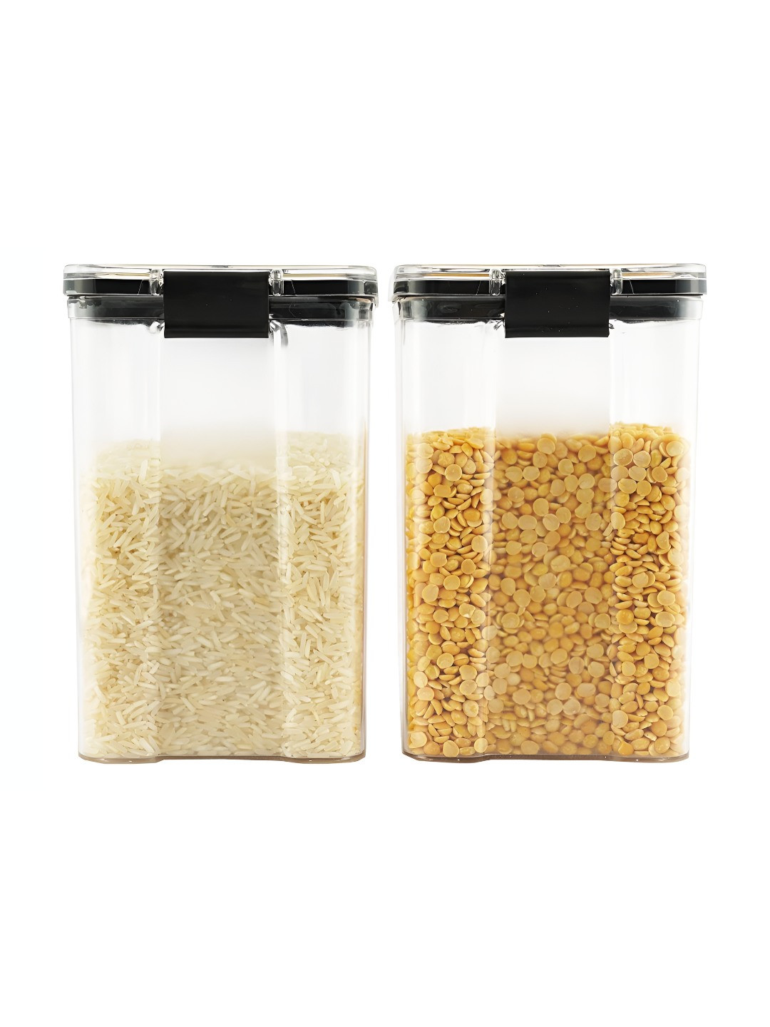 Pearlpet Black And Transparent Easy to Clean Core Container
