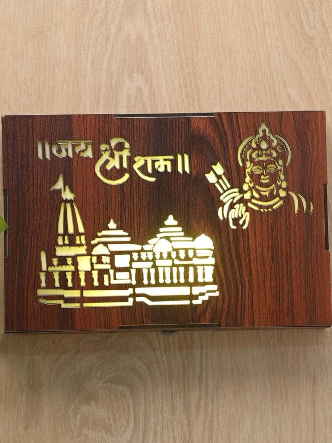 SOMIL LED Ram Mandir Picture Light With Beautiful Wall Fixture