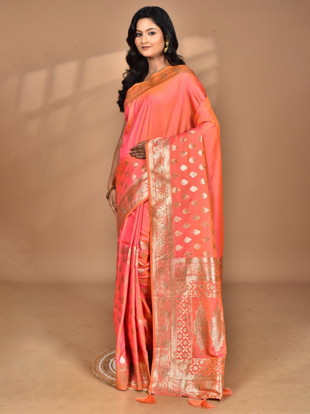 Morchari  Kolhapuri Stone Work Saree