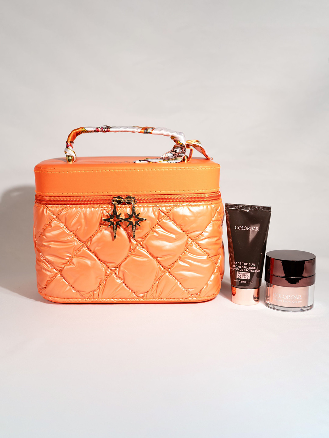 Colorbar Set Of 3 Instant Glow Cream & The Sun Broad Spectrum Daily Face Protector SPF50+