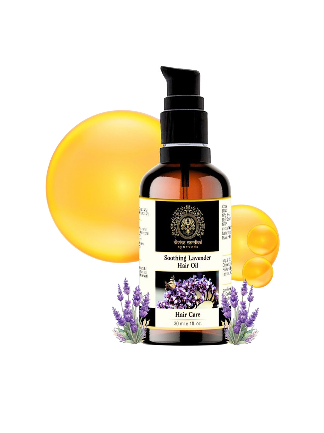 Divine cardinal Soothing Lavender Hair Oil For Hair Growth - 30 ml