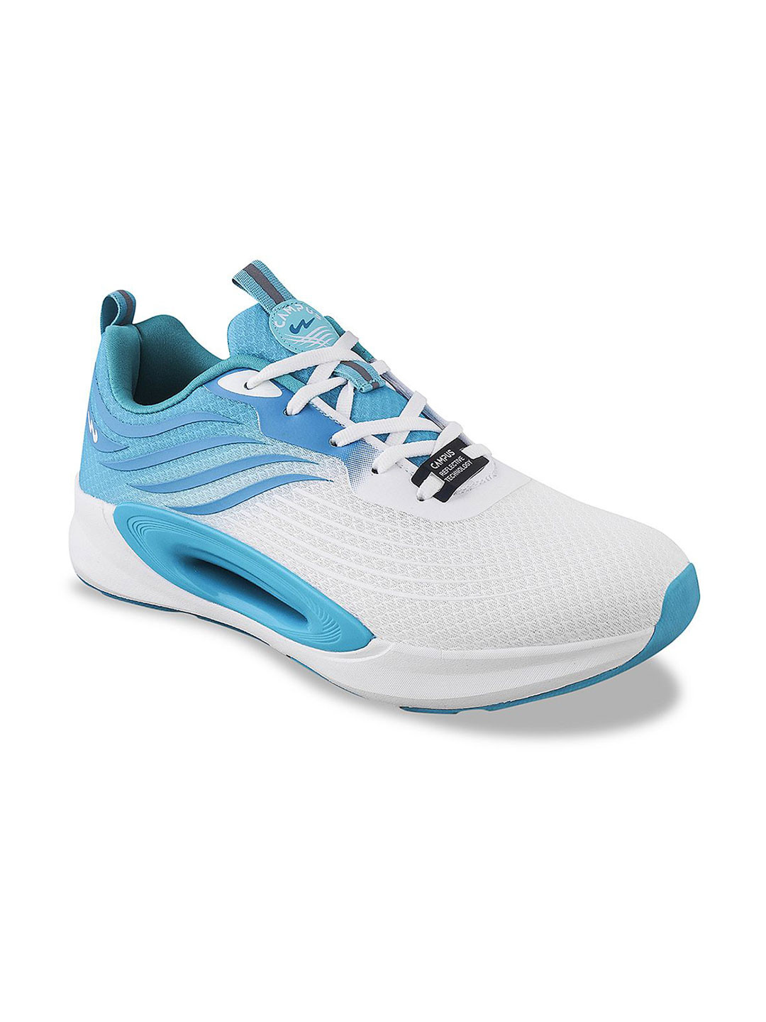 Campus FUNK Men Colourblocked Round Toe lace Ups Running Non-Marking Sports Shoes