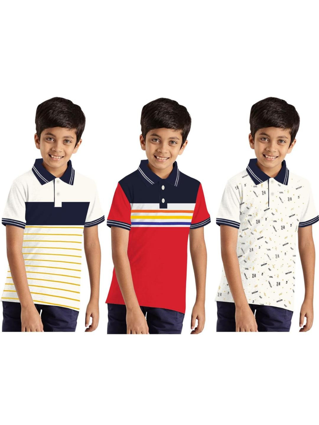 VIVEX Boys Red Tshirts