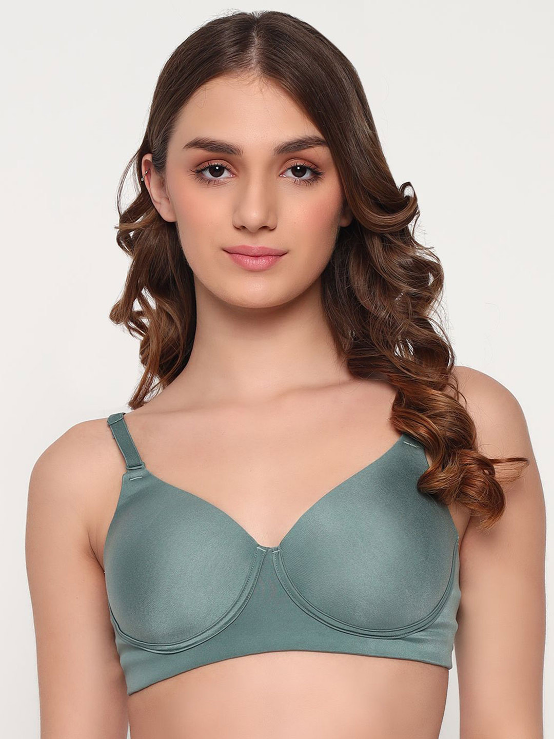 EFFECTINN Medium Coverage Lightly Padded Seamless Non-Wired Everyday Bra