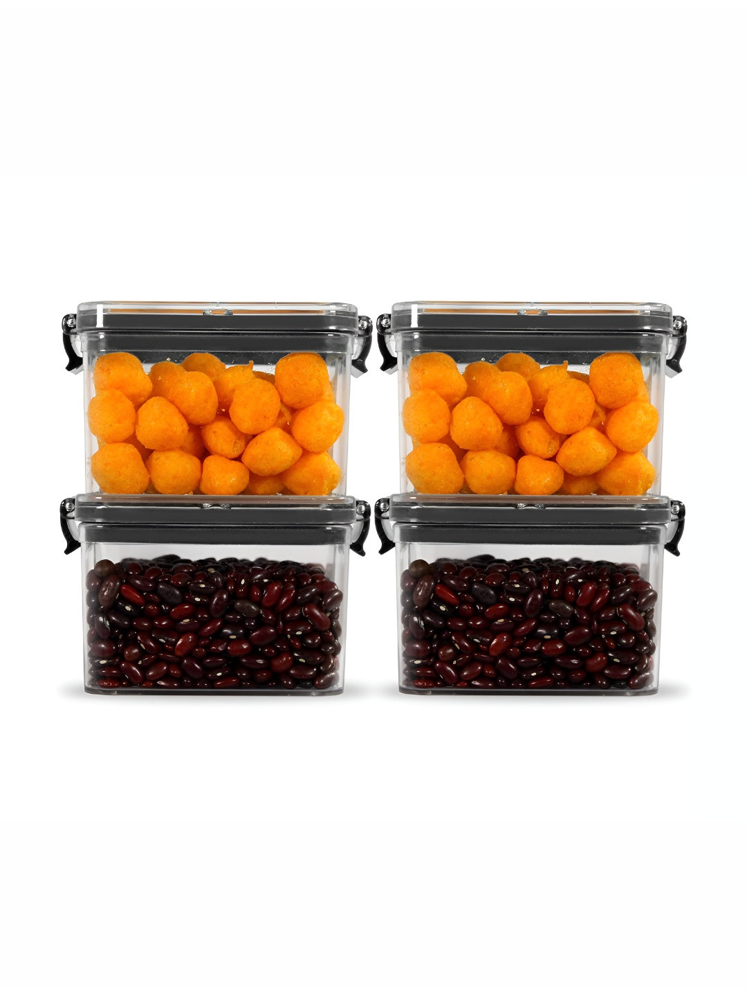 Pearlpet Black Plastic Easy to Clean Core Container