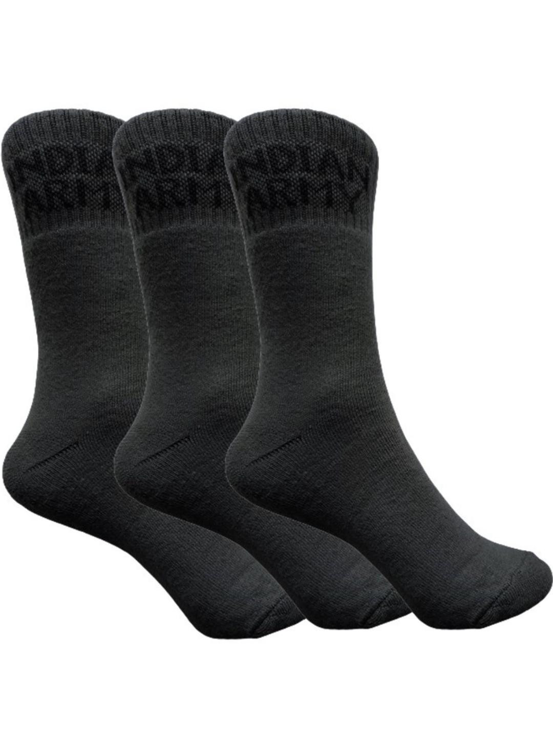 VOICI Men Pack of 3 Calf Length Socks