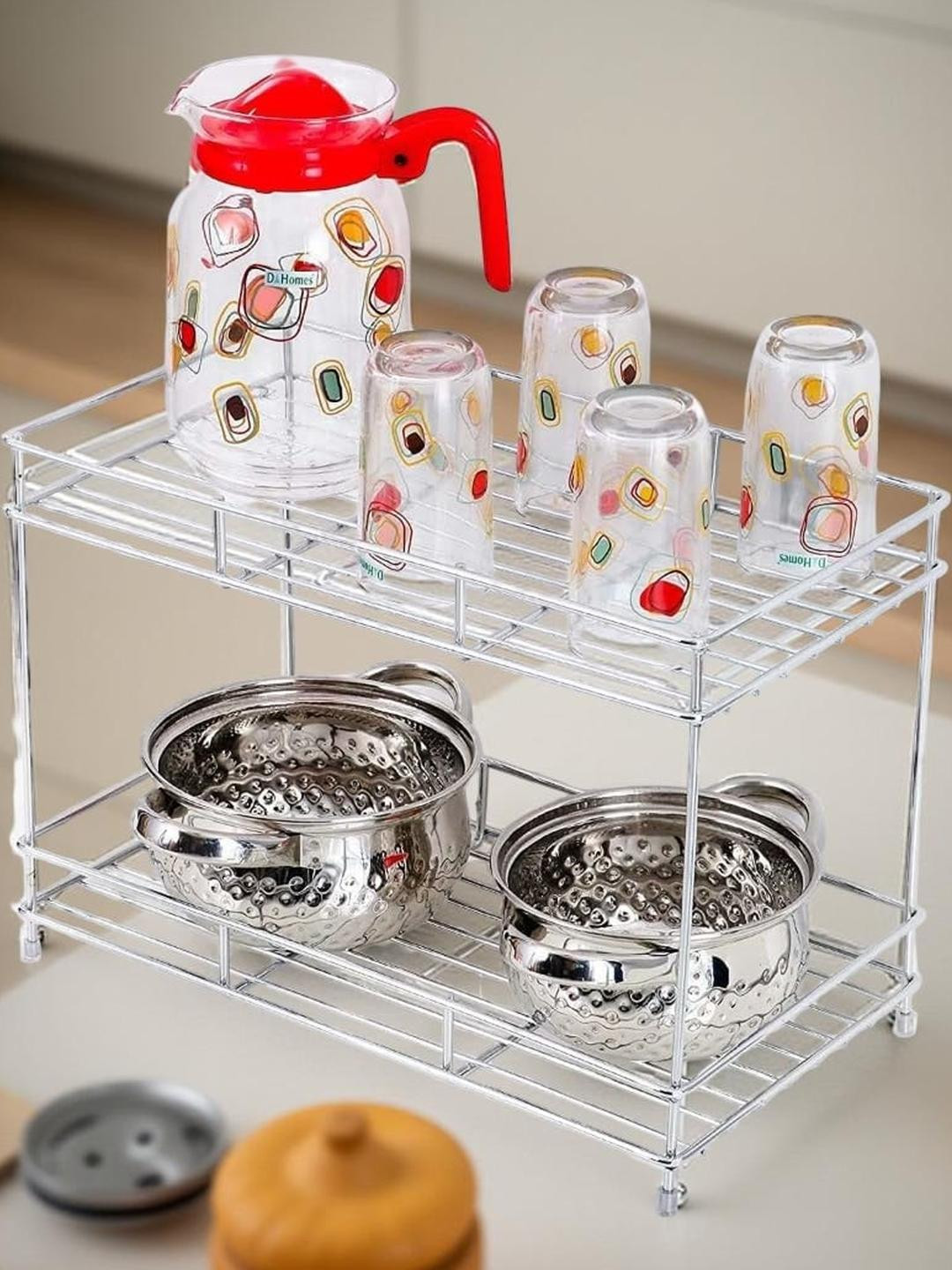 IVAZA Grey  Multi-Utility Kitchen Rack