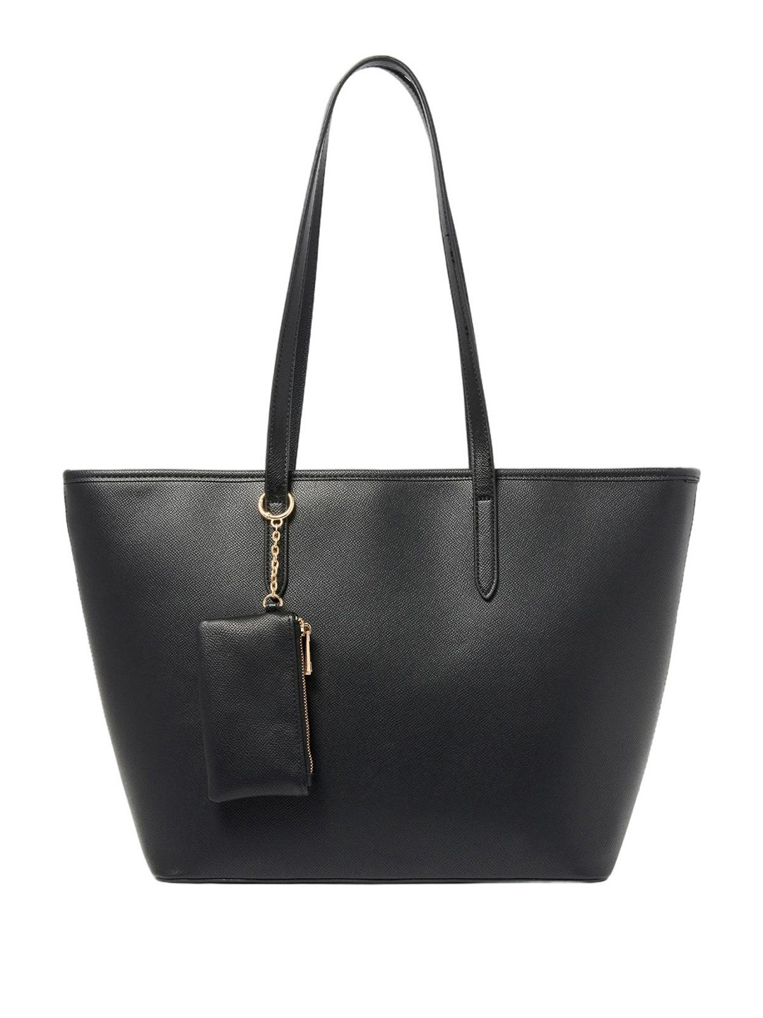 Forever New Women Solid Shopper Shoulder Bag with Pouch