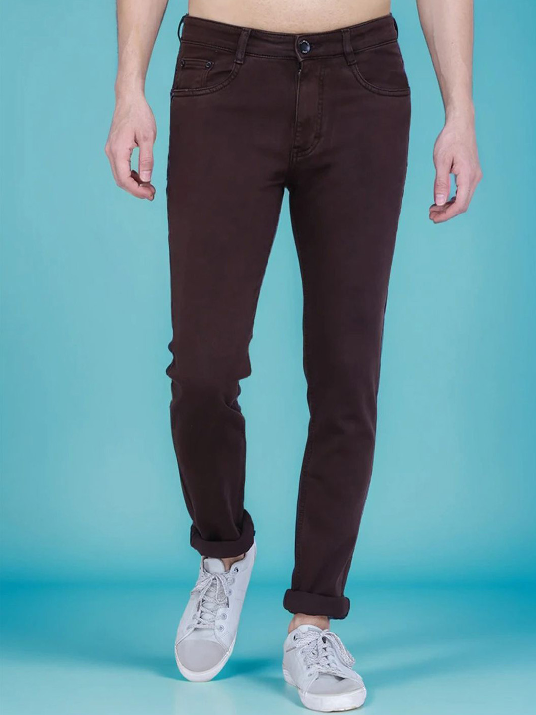 AWACK Men Comfort Heavy Count Stretchable Pure Cotton Denim Regular Fit Jeans