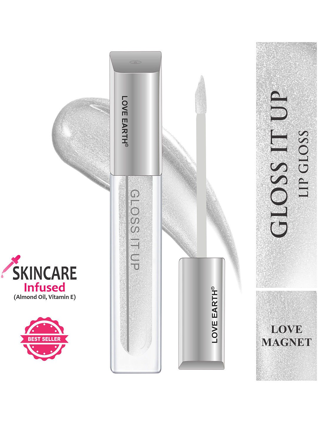 LOVE EARTH Gloss It Up Non-Sticky Moisturizing Lip Gloss 3 ml - Love Magnet 113