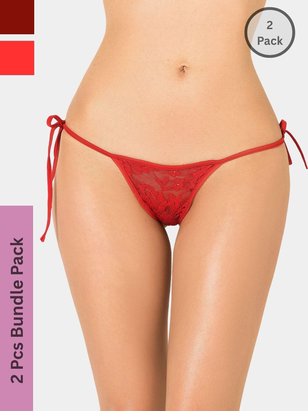 ZERJAMA Women Maroon Briefs