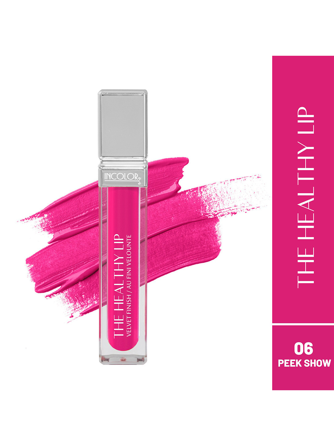 INCOLOR The Healthy Lip Velvet Finish Lip Gloss - 8ml - Peek Show 06