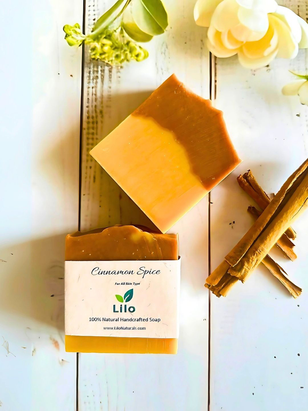 Lilo Naturals Cinnamon Spice Soap Bar- 115 g