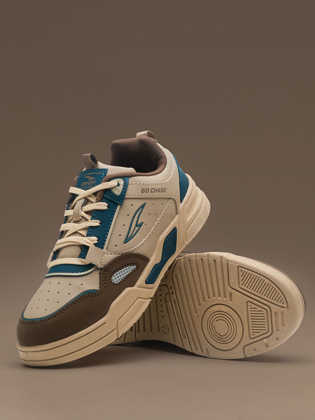 ASIAN Tango Men Colourblocked Round Toe Lightweight Lace Ups Sneakers