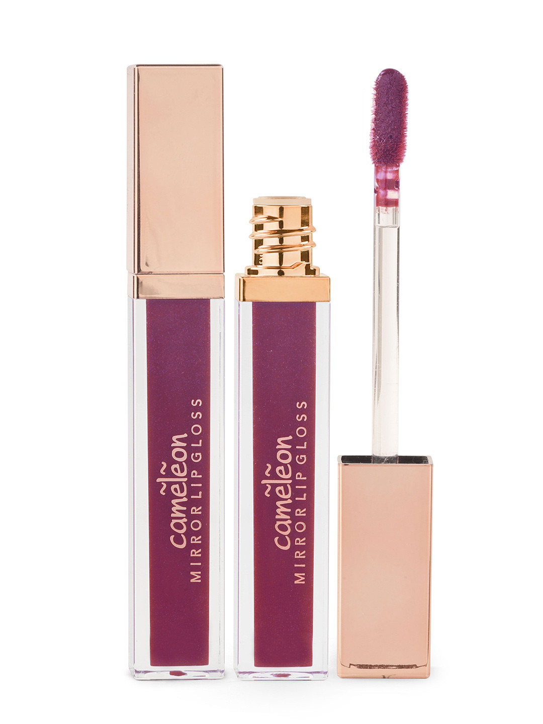 Cameleon Mirror Shiny Sheer Sparkle Lip Gloss- 5ml- Berry