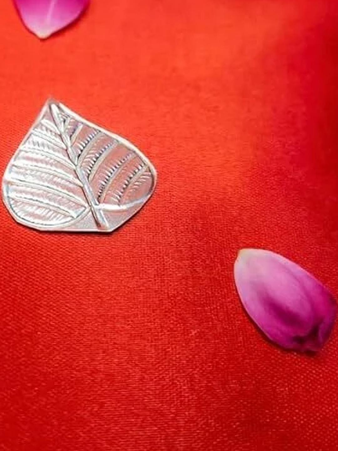 ASTRO-D Silver Paan Ka Patta for Home Decore, Pooja & Gift Purpose