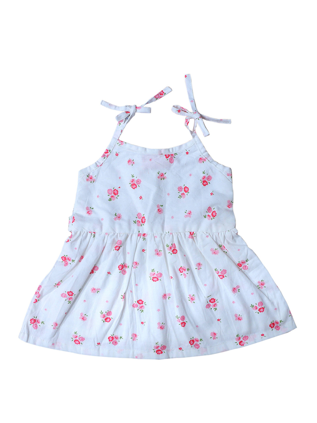 PRACHALAN Girls Floral Printed Fit and Flare Dress