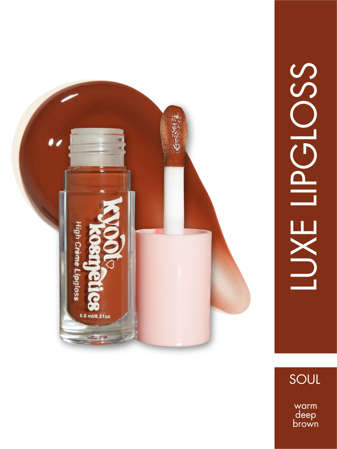 Kyoot Kosmetics Soul High Creme Lipgloss - 6.5 ml - Warm Deep Brown