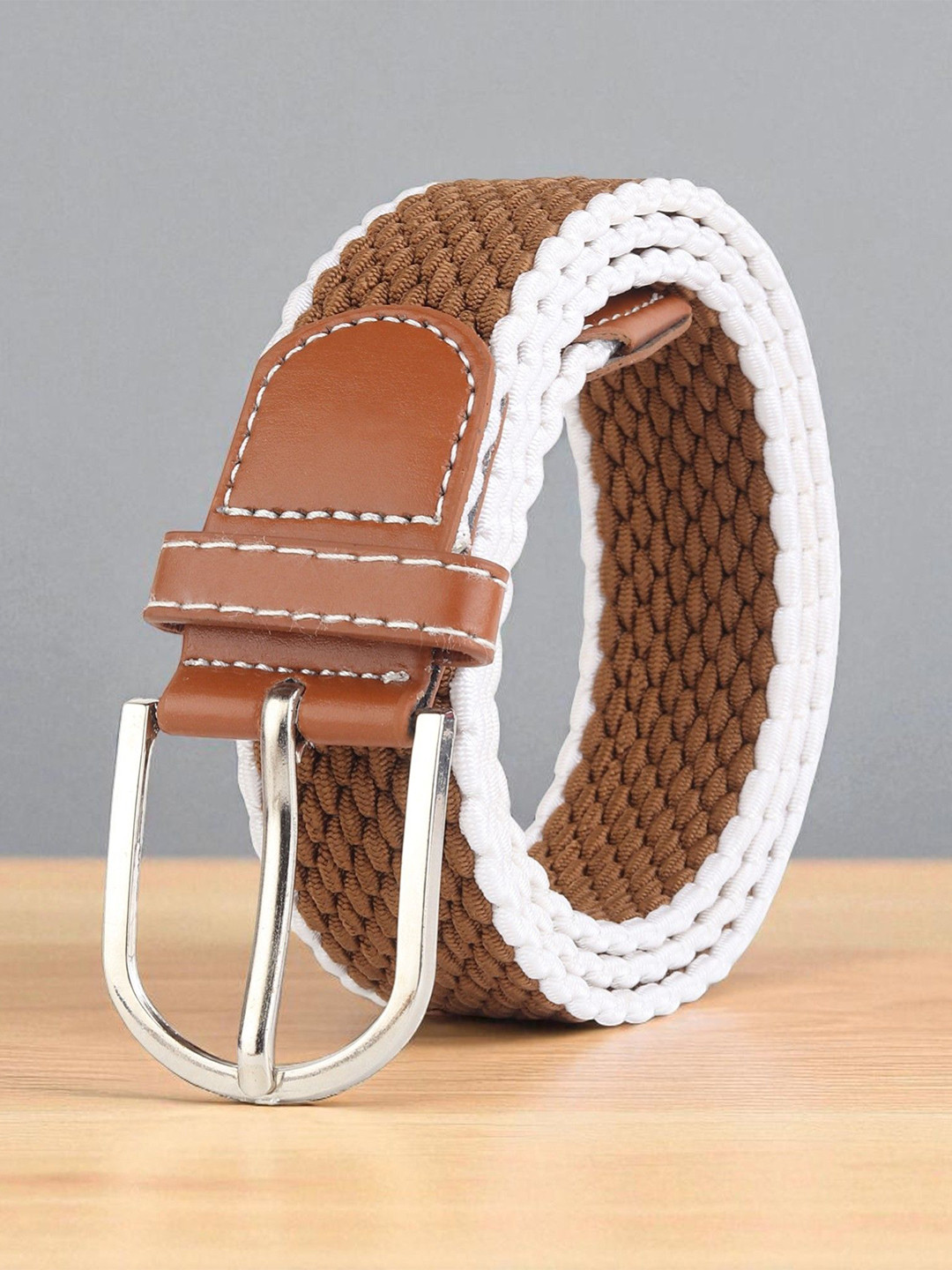DressBerry Women Printed Strechable Belt With Push Pin Closure
