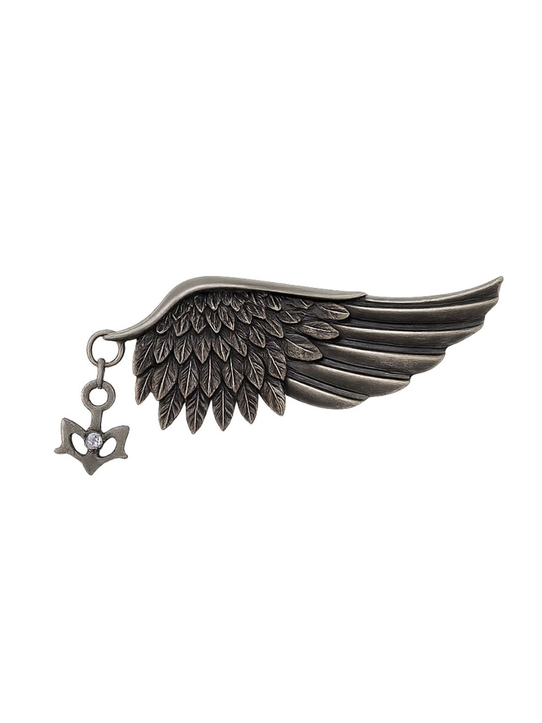 Leonardi Mens Winged Anchor Statement Brooch
