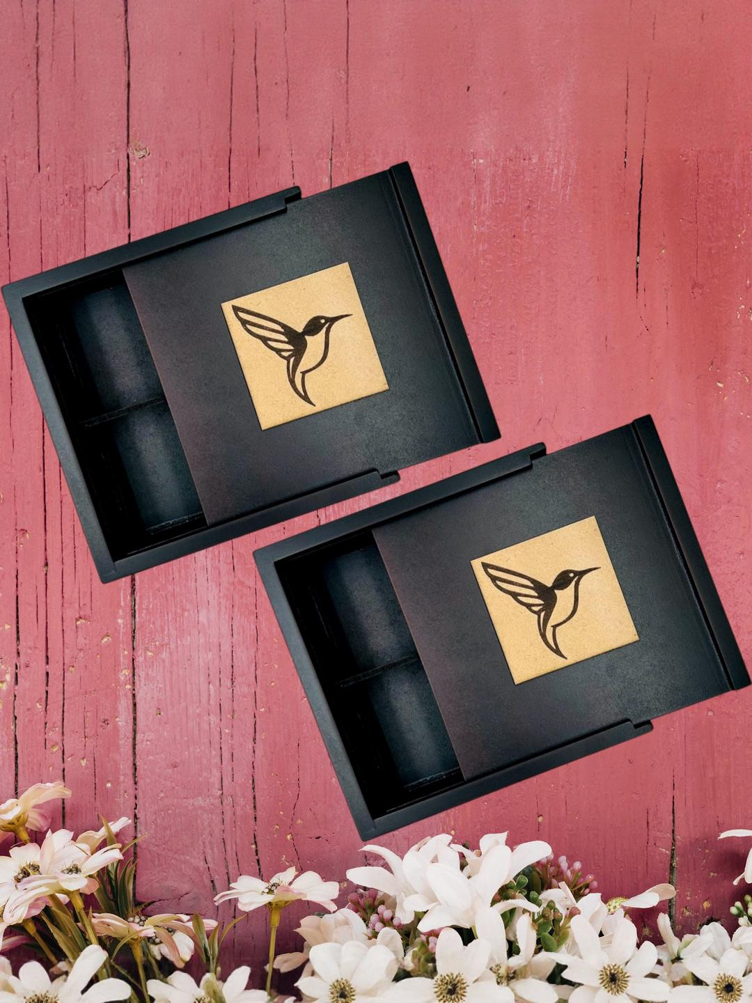 Angira handicrafts 2Pc Handcrafted Wooden Box