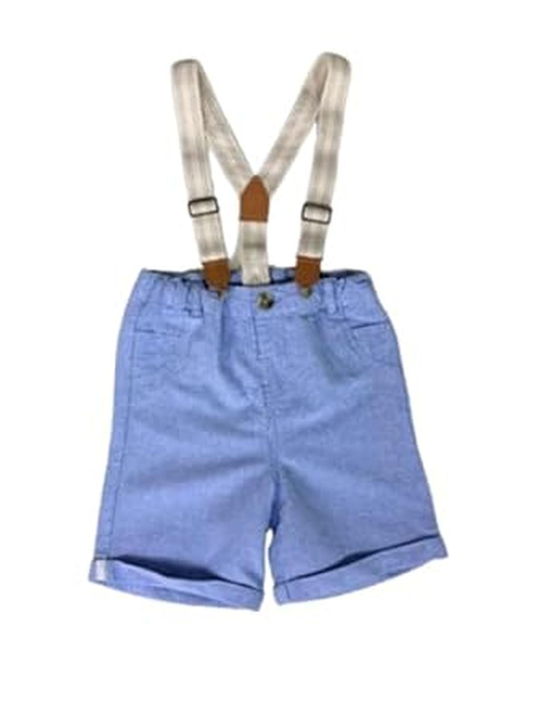 Trooking Fashions Boys Denim Short Dungarees