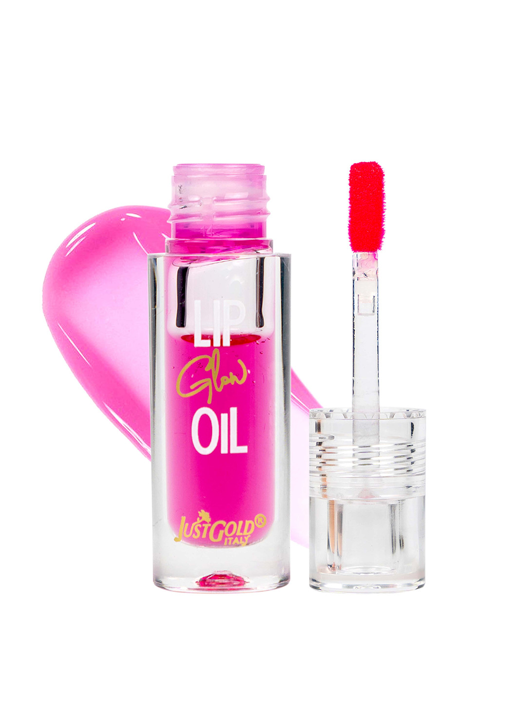 JUSTGOLD Lip Glow Oil For Naturally Plump And Hydrated Lips- 4 ml- Sherbet #04