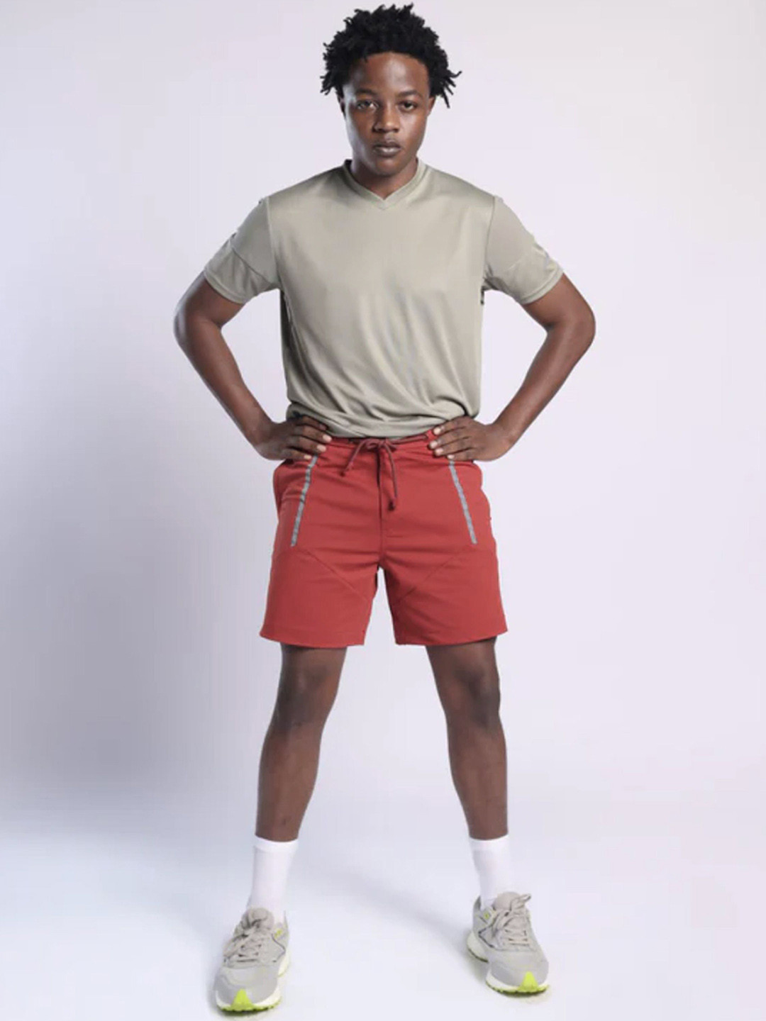 Xalt Life Men Antimicrobial Training or Gym Mid-Rise Slim Fit Shorts