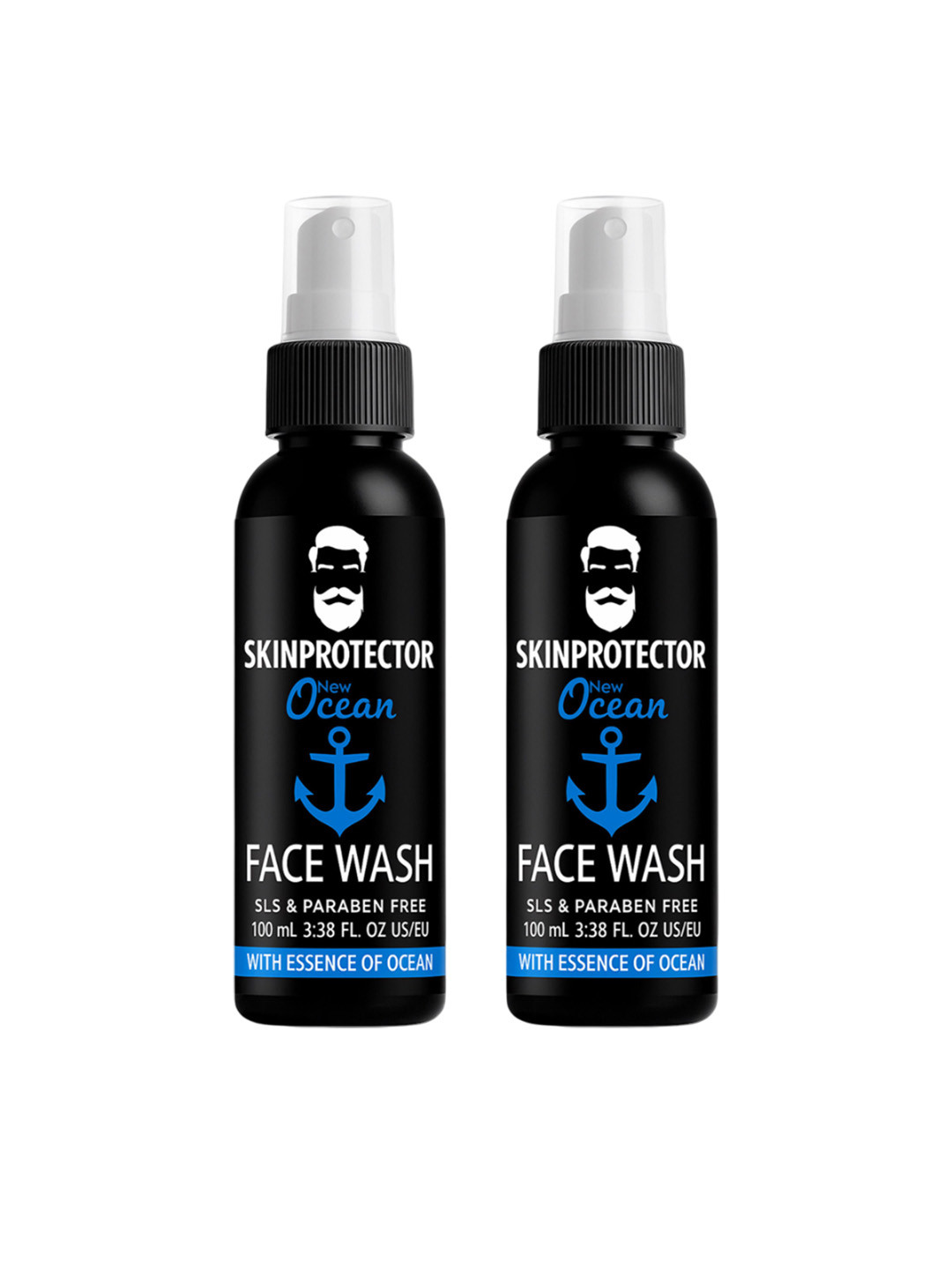 SKINPROTECTOR Set Of 2 Ocean Skin Protection Face Wash With Essence Of Ocean - 100ml Each