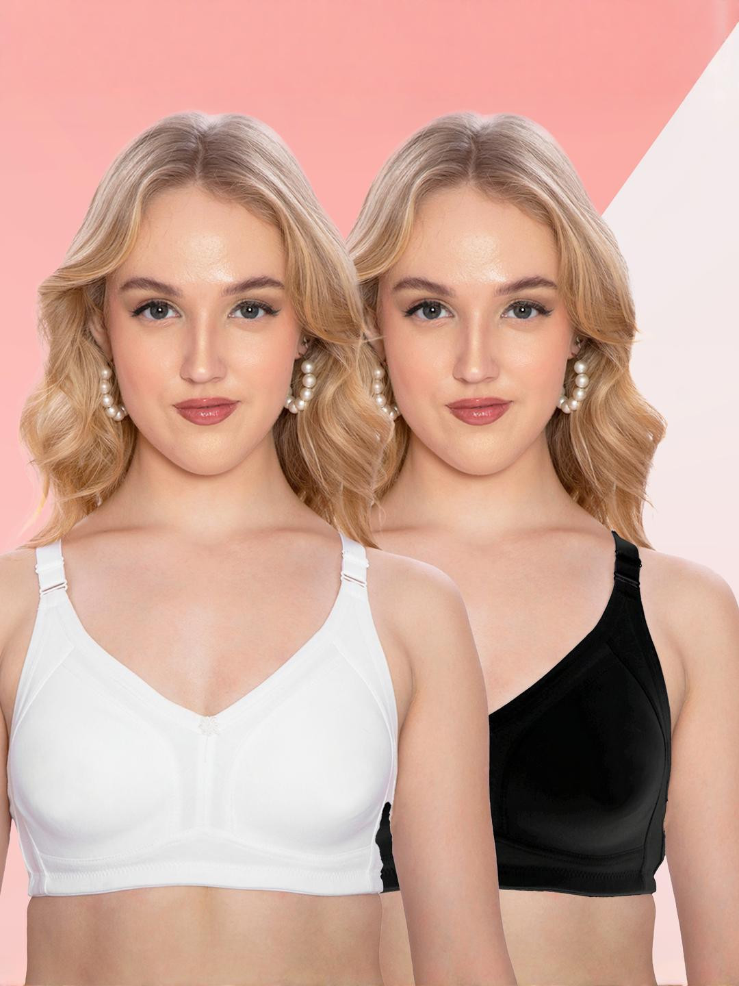 Clothonics Womens seamless Full Coverage Non-Padded Bra