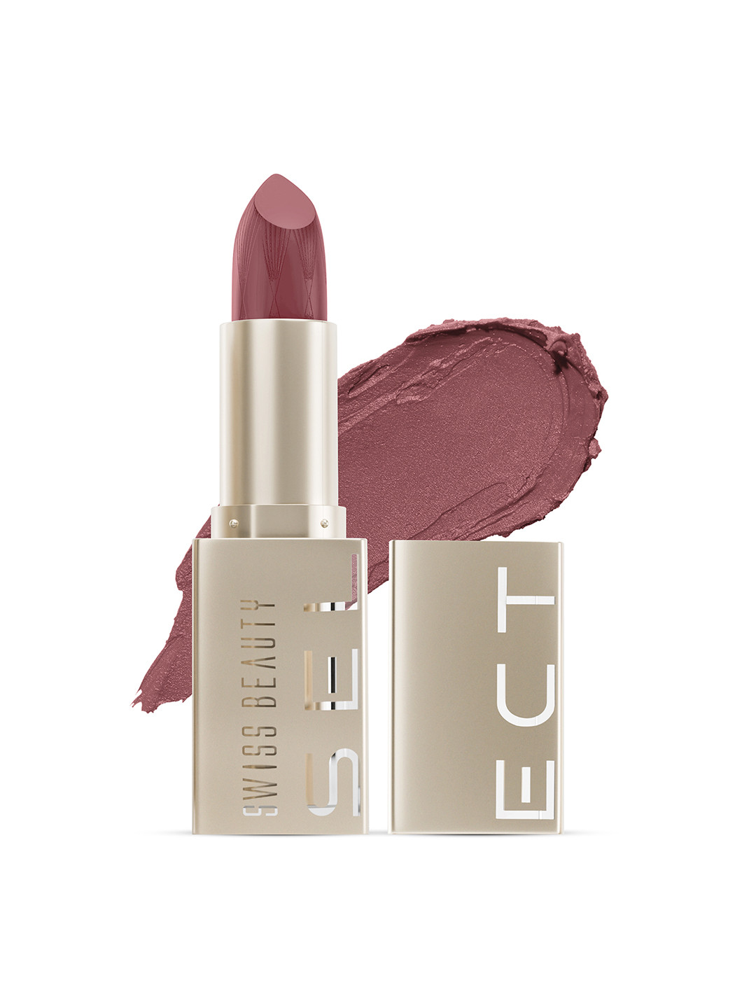 SWISS BEAUTY Select Creme Touch Lipstick with Vitamin E & Tea Tree - Woody Savour 02