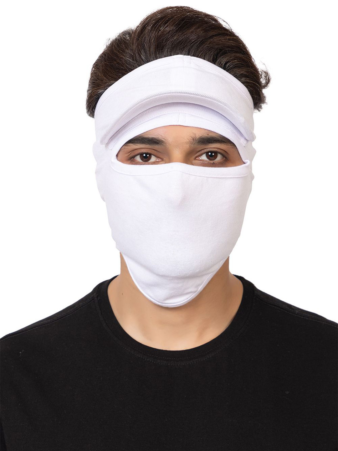 Gajraj Cotton Stretchable Full Face Mask With Visor