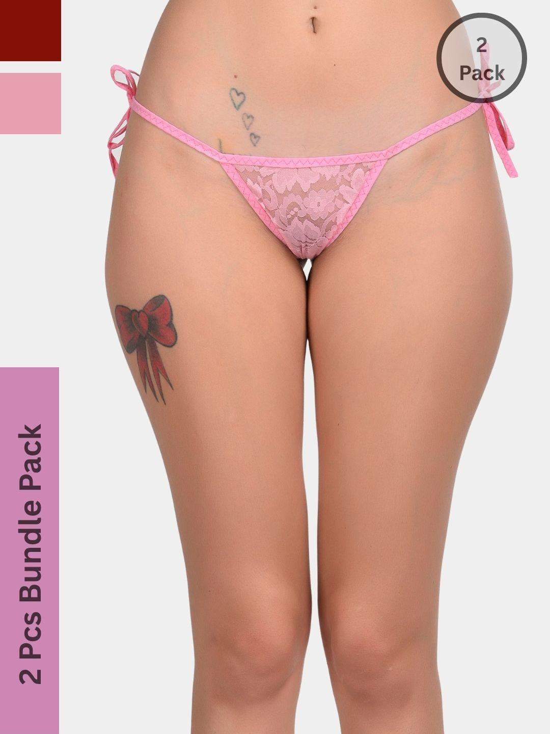 ZERJAMA Women Maroon Briefs